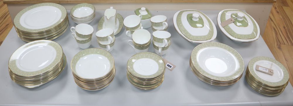 A Royal Doulton Sonnet pattern part dinner and tea service